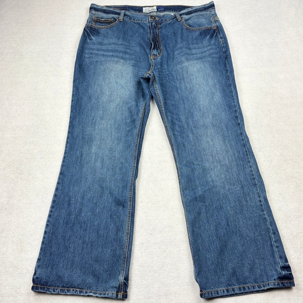 Aeropostale Benton Bootcut Jeans Mens 40x32 Medium Wash 100% Cotton Denim 40 32